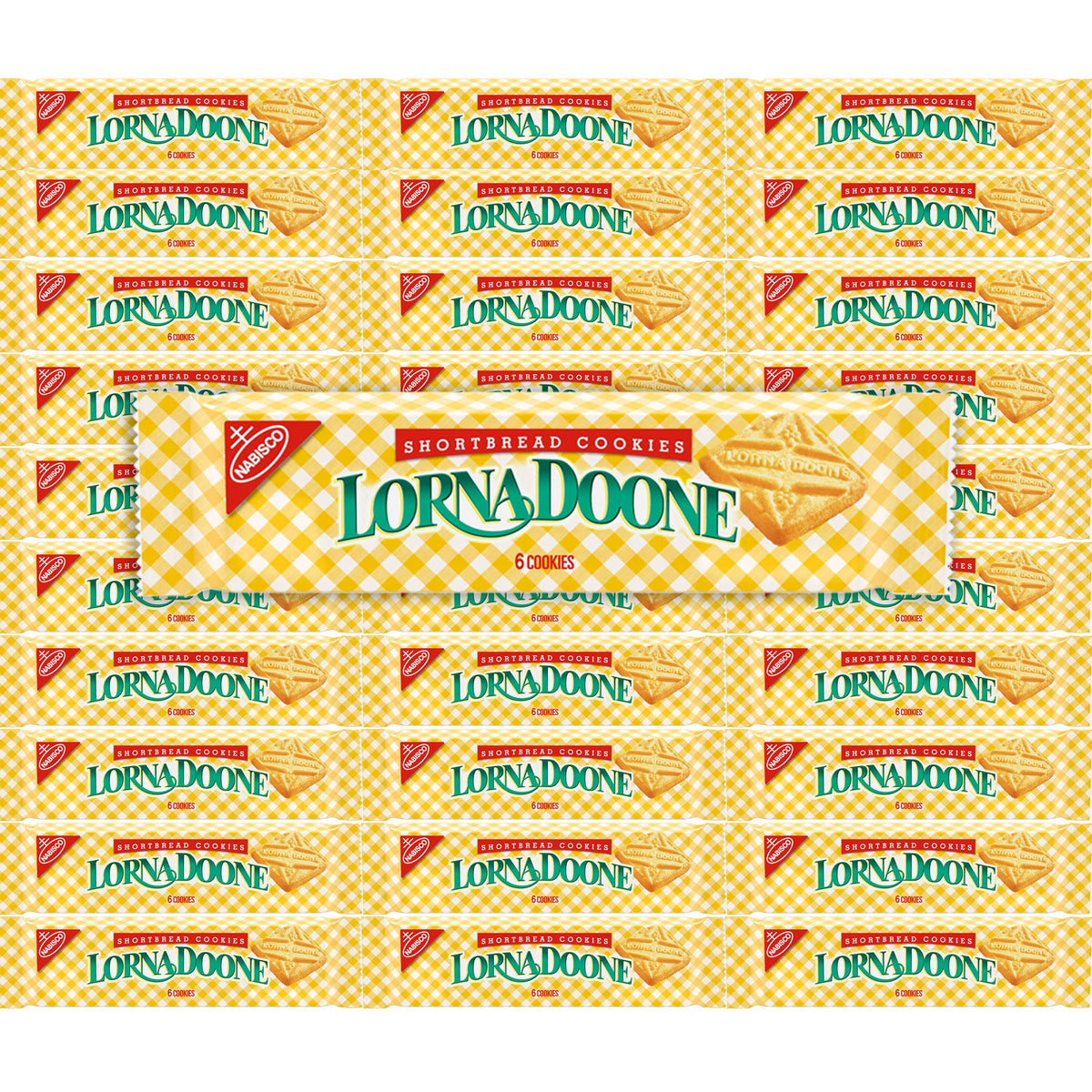 The Hampton Candy Company Lorna Doone shortbread packaging front view for gifting