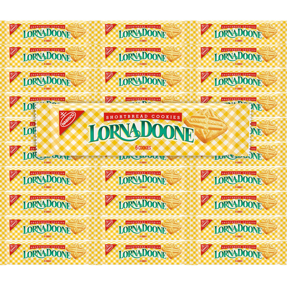 The Hampton Candy Company Lorna Doone shortbread packaging front view for gifting