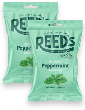 Reed’s Peppermint Candy 6.25oz bag from The Hampton Candy Company for a refreshing desk snack.
