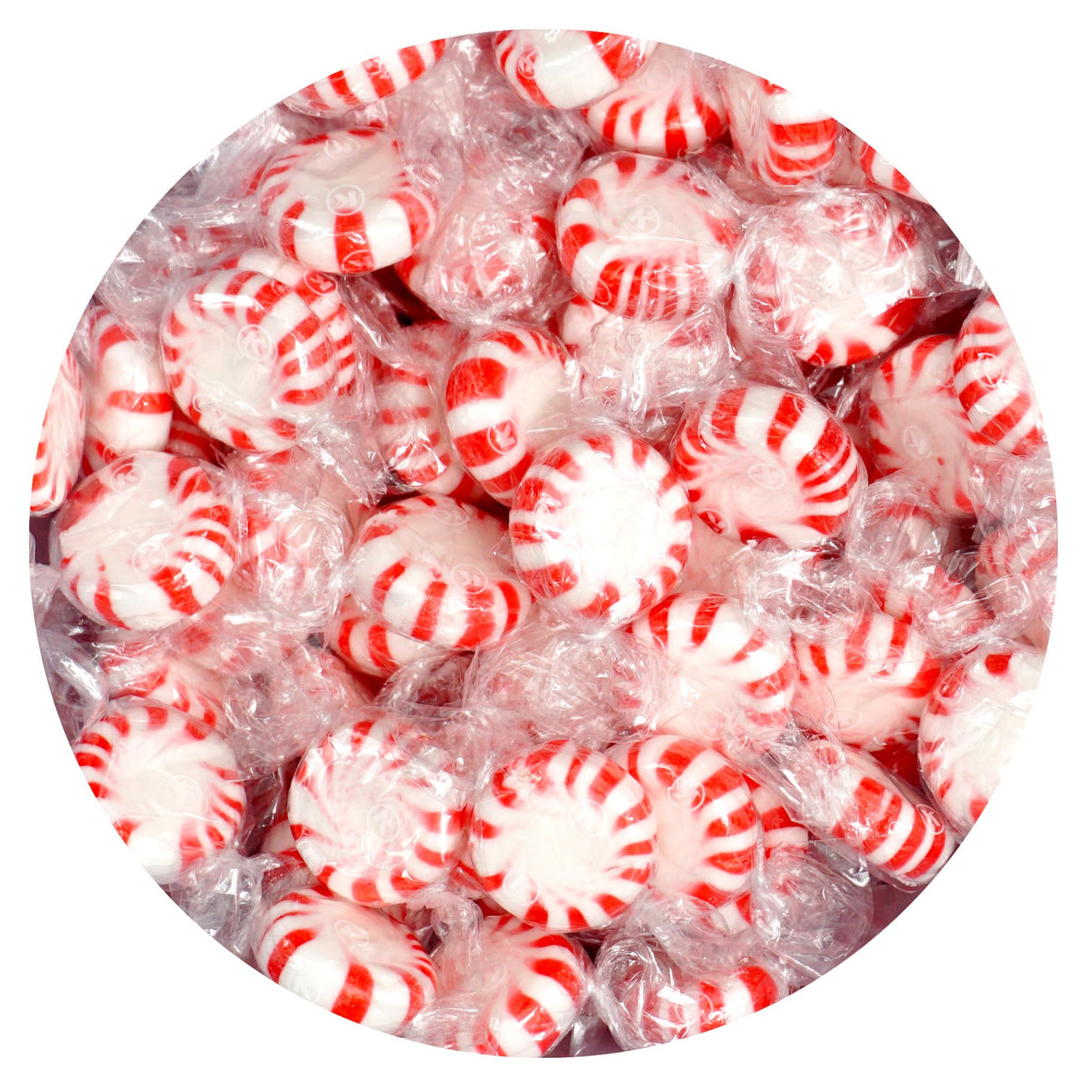 The Hampton Candy Company Starlight peppermint bulk bag displayed for events