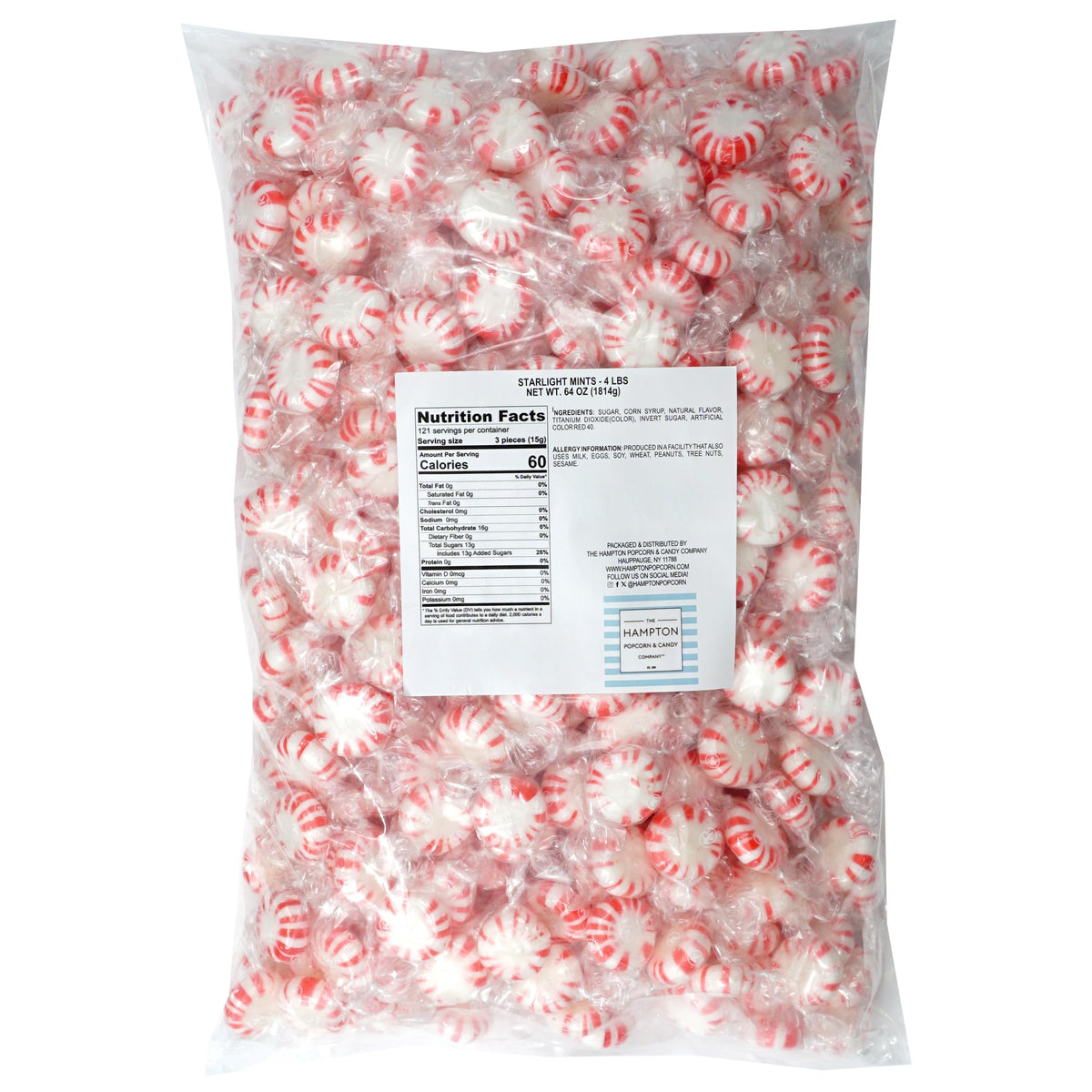 Starlight Peppermint candy individually wrapped for on-the-go snacking