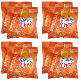 The Hampton Candy Company ChexMix Cheddar eight-pack front view for convenient snacking