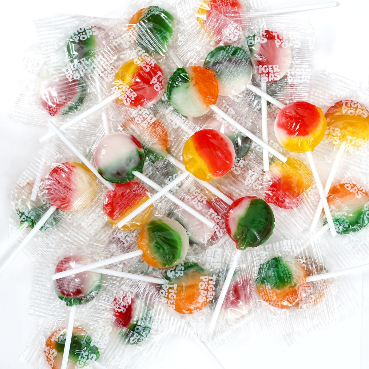 Gluten-free and dairy-free Colombina TigerPops to suit diverse diets.
