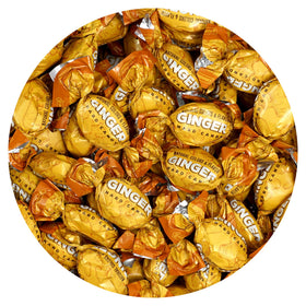 The Hampton Candy Company ginger candy bulk bag for easy stocking and sharing.