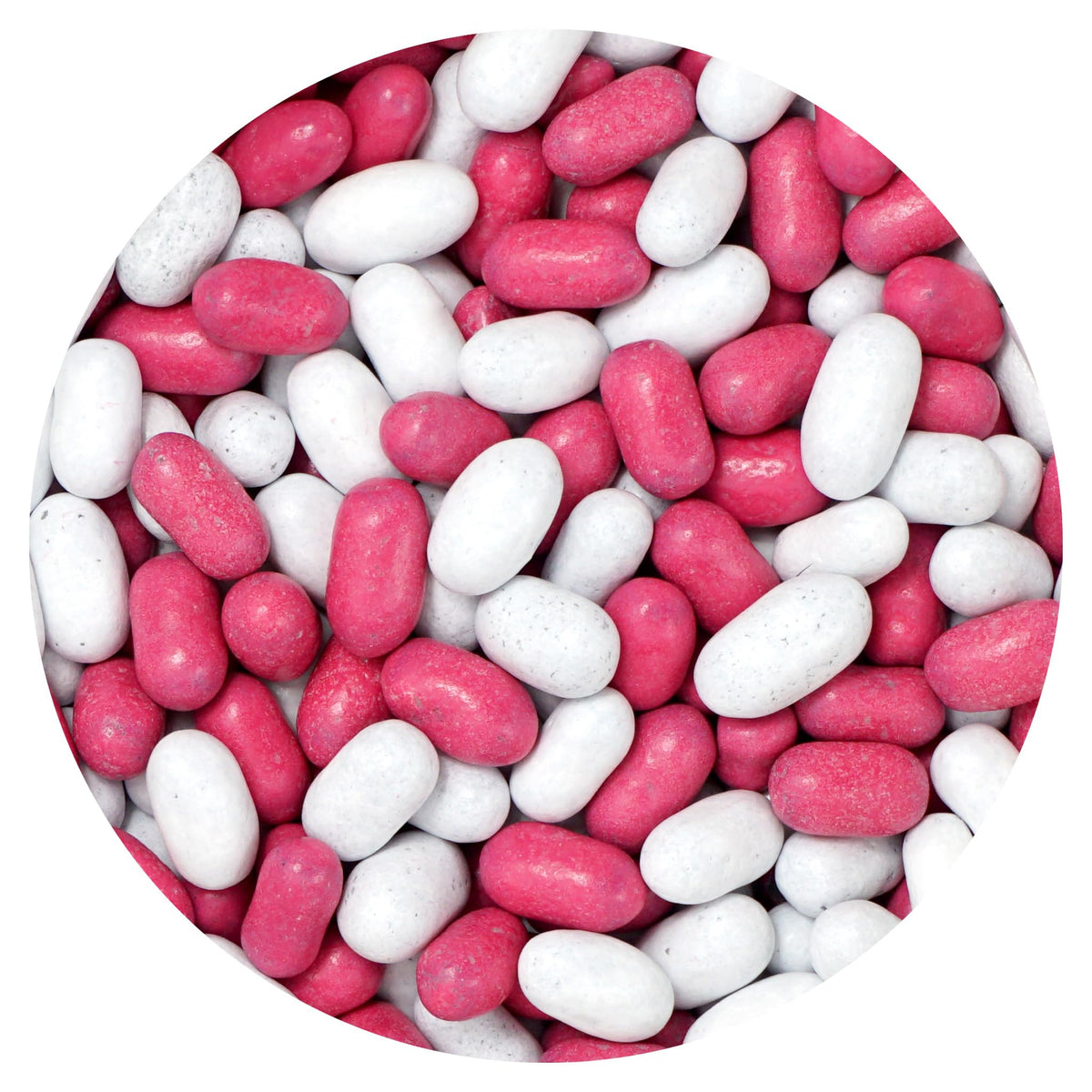 The Hampton Candy Company Good & Plenty bulk bag in pink and white for party buffets.