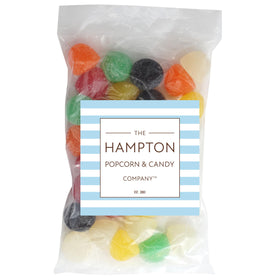 The Hampton Candy Company Gum Drops in a multicolor flavor variety for celebrations.