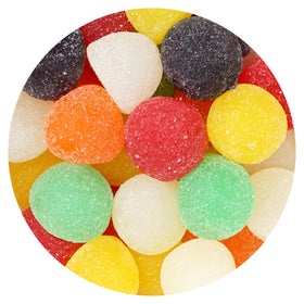 The Hampton Candy Company Gum Drops in a 2 lb bulk bag ready to share.