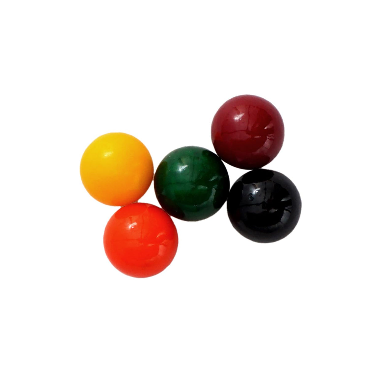Close-up of jawbreakers candy highlighting vibrant rings and glossy finish.