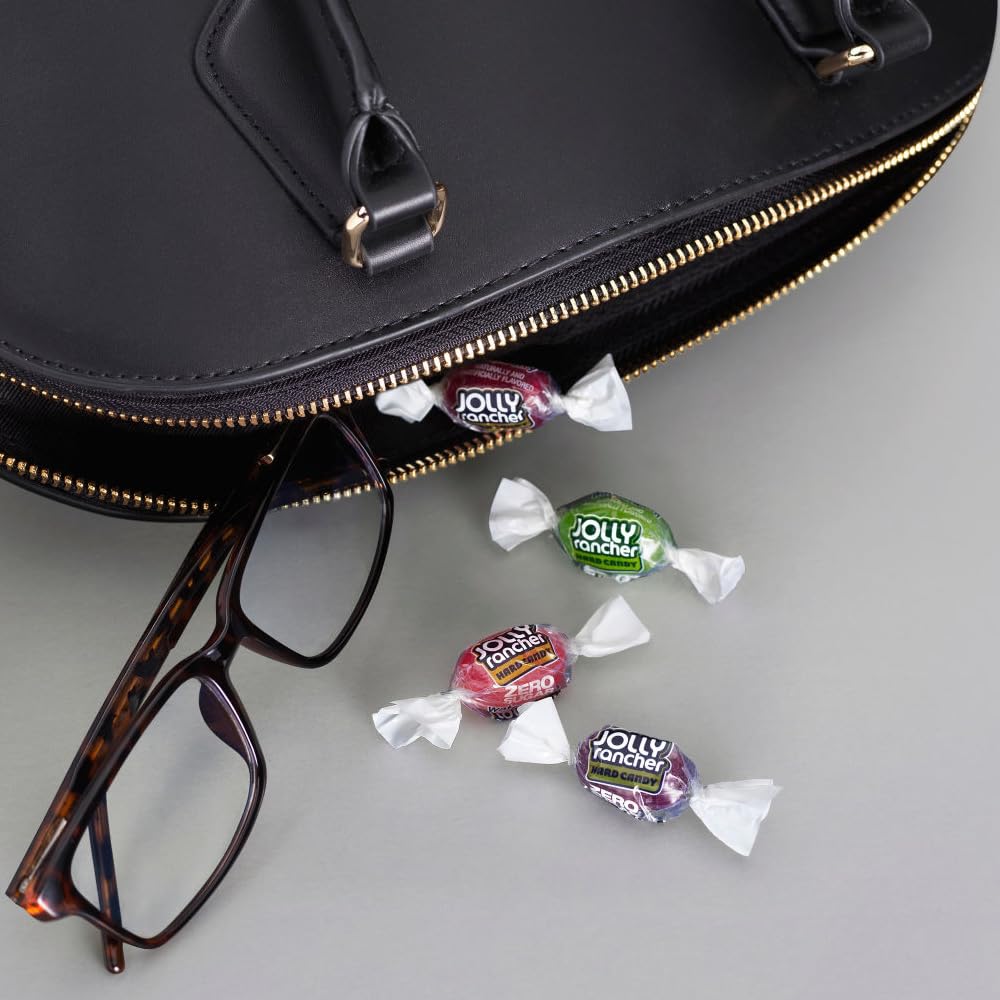 THE HAMPTON CANDY COMPANY JollyRanchers Zero Sugar shareable packaging for gatherings.
