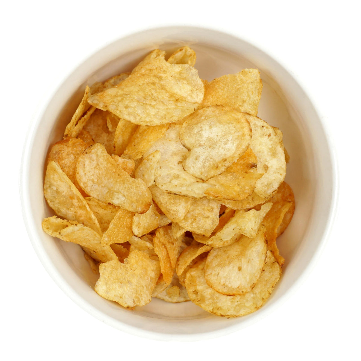 The Hampton Candy Company unsalted kettle chips three-pack on a counter, ideal for sharing.