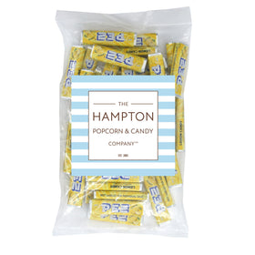 The Hampton Candy Company lemon-wrapped candies provide a bright bite for dispensers and sharing.
