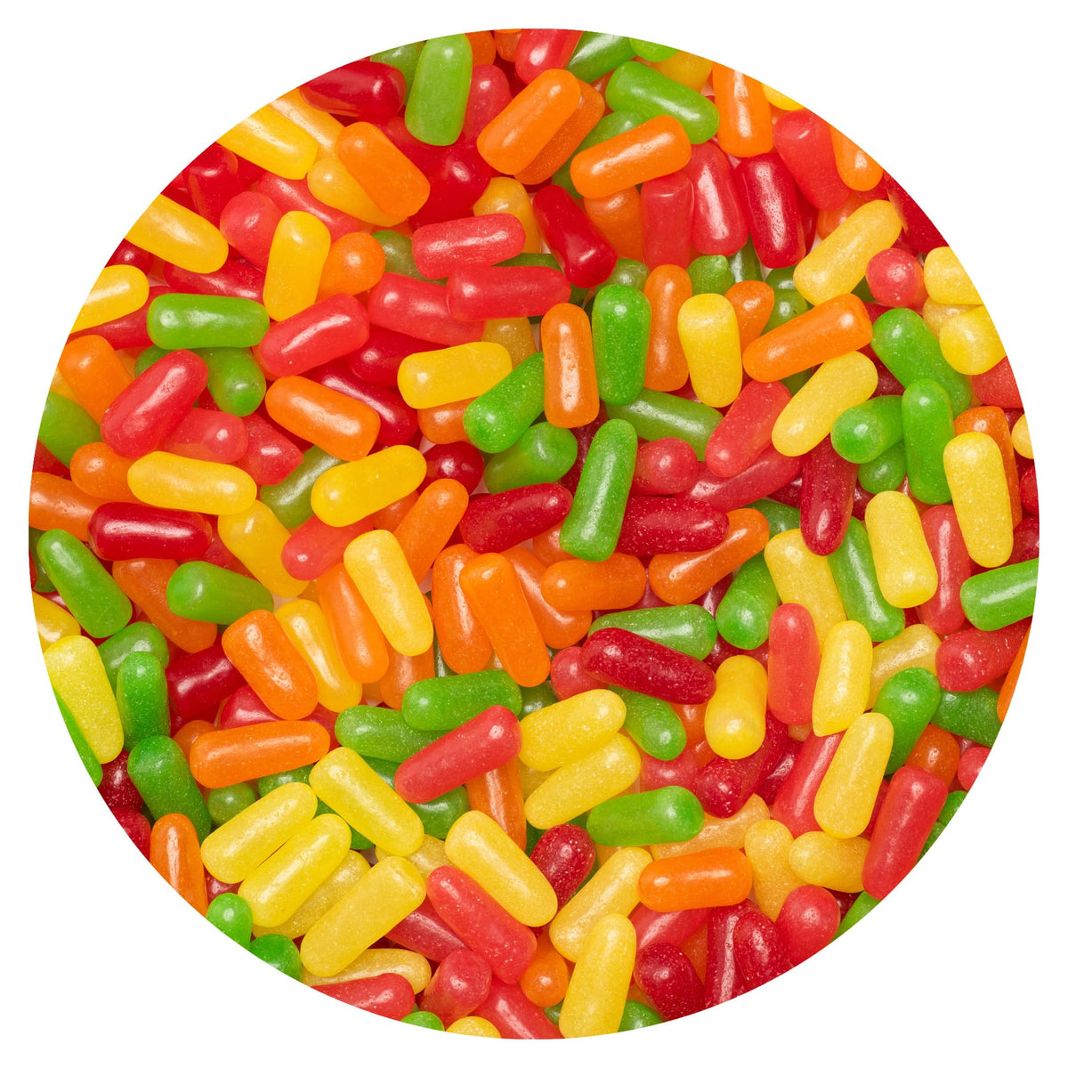 The Hampton Candy Company Mike Ike Original Fruits 2lb bulk bag ready for sharing.