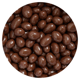 The Hampton Candy Company milk chocolate covered raisins in bulk bag for sharing.
