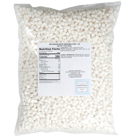 The Hampton Candy Company mini vanilla marshmallows close-up for desserts