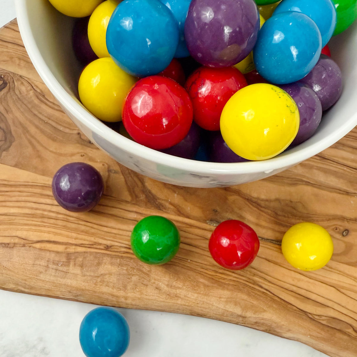 The Hampton Candy Company gumballs ideal as vivid machine refills.