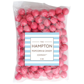 The Hampton Pink Gumballs 1 inch bulk, easy restocking for candy dispensers.
