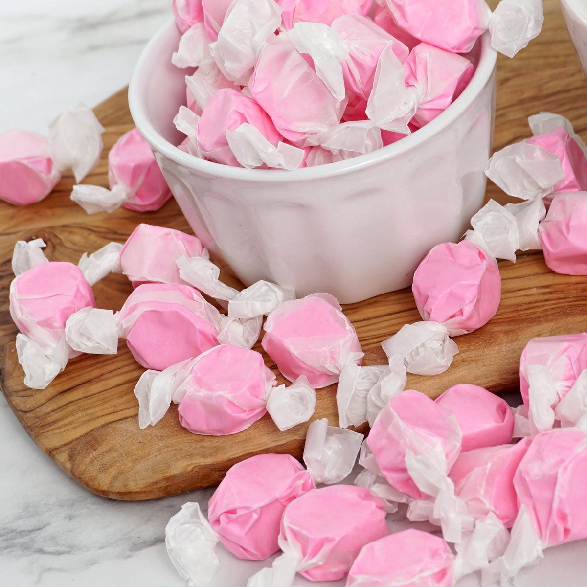 Individually wrapped treats stay fresh from desk to doorstep.
