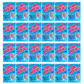 The Hampton Candy Company Pop Rocks cotton candy 24-pack front view, ideal for sharing.