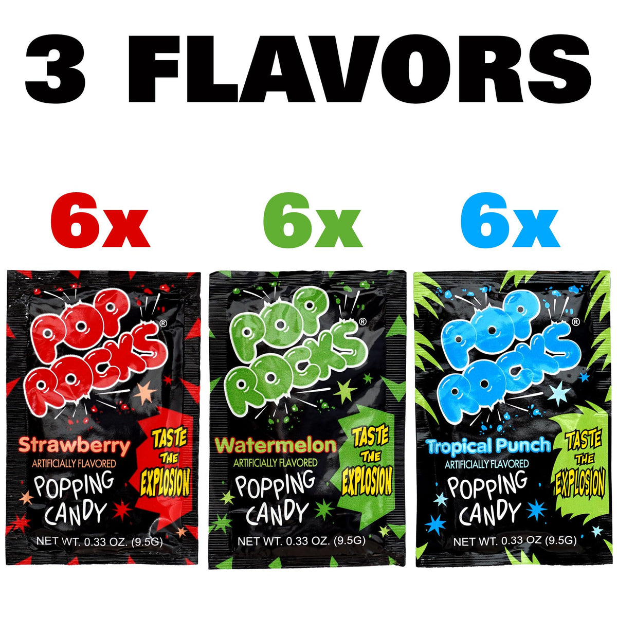 THE HAMPTON CANDY COMPANY Pop Rocks Strawberry flavor delights kids at parties with crackling texture.
