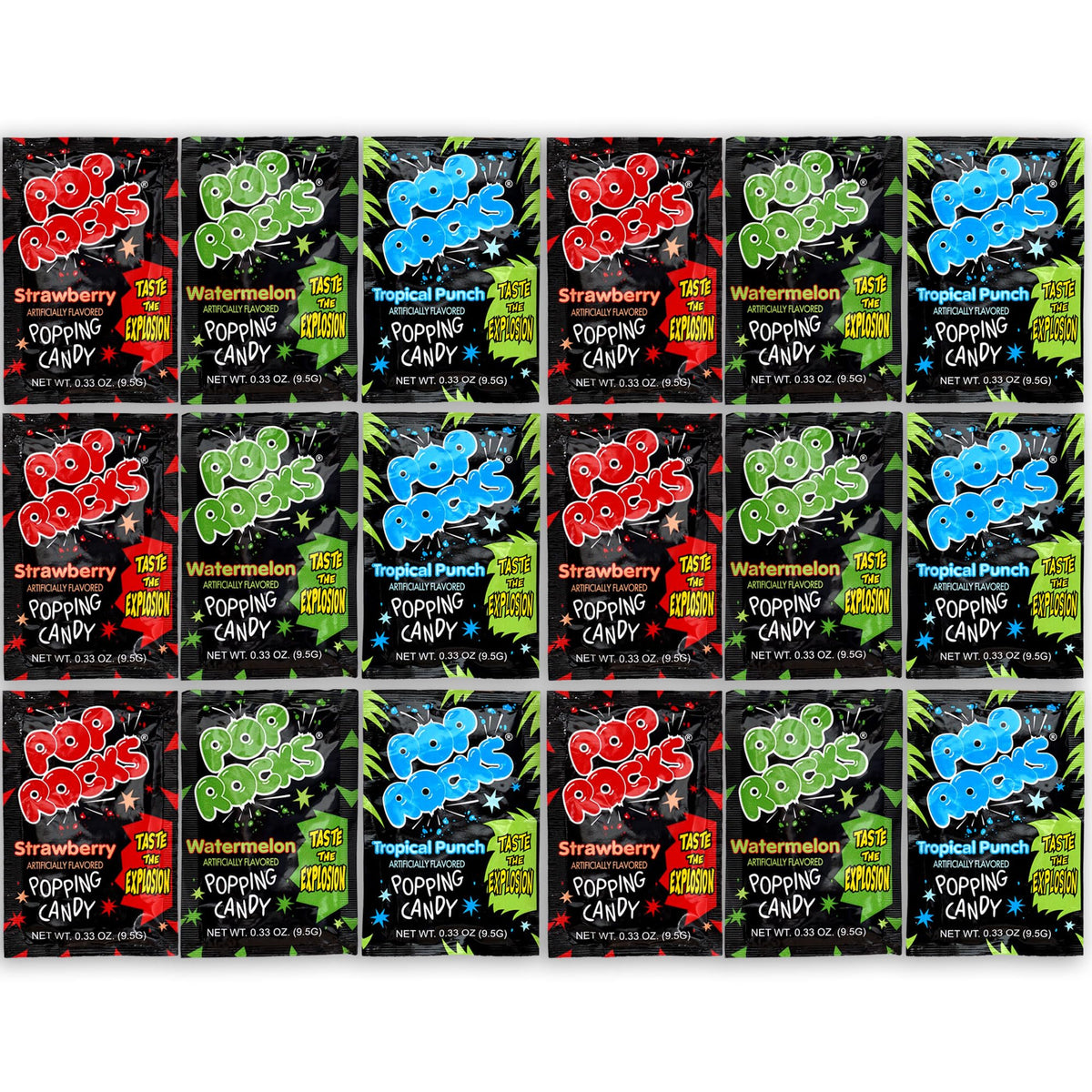 THE HAMPTON CANDY COMPANY Pop Rocks Watermelon burst enhances party snacking with a playful crackle.