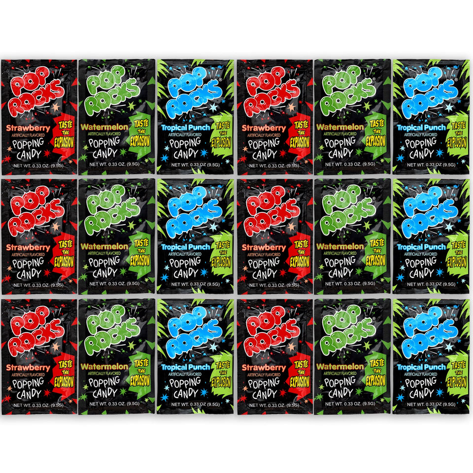 THE HAMPTON CANDY COMPANY Pop Rocks Watermelon burst enhances party snacking with a playful crackle.