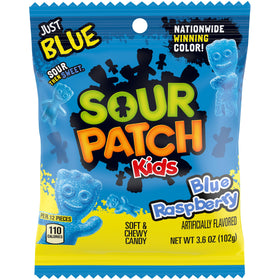 Blue raspberry candy close-up highlighting tangy coating and chewy texture.
