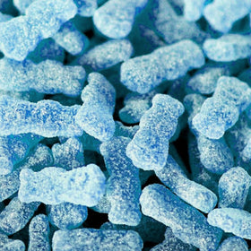Sour Patch Kids Blue Raspberry 3.6 oz individual bags ready for grab-and-go snacks.