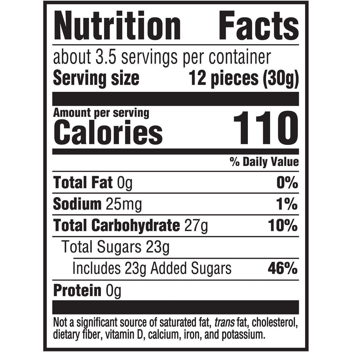 The Hampton Candy Company label visible for quick flavor checks and reference.