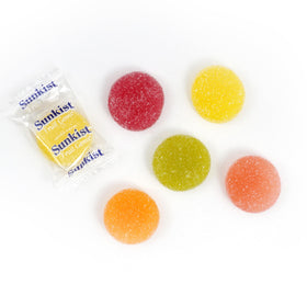 The Hampton Candy Company Sunkist Fruit Gems pink grapefruit bag, great for celebrations and gifting.