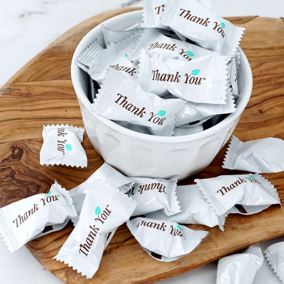 Buttermints in party bags offer a light, creamy bite for seasonal celebrations.