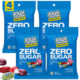 The Hampton Candy Company zero sugar Jolly Ranchers bag front with colorful fruit flavors