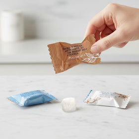 The Hampton Candy Company creamy texture buttermints offer a smooth bite.