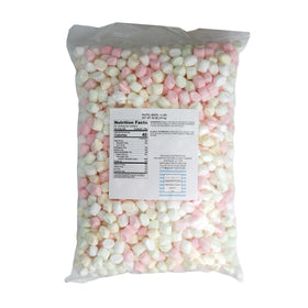 The Hampton Candy Company pastel mints closeup with vibrant colors and smooth texture.