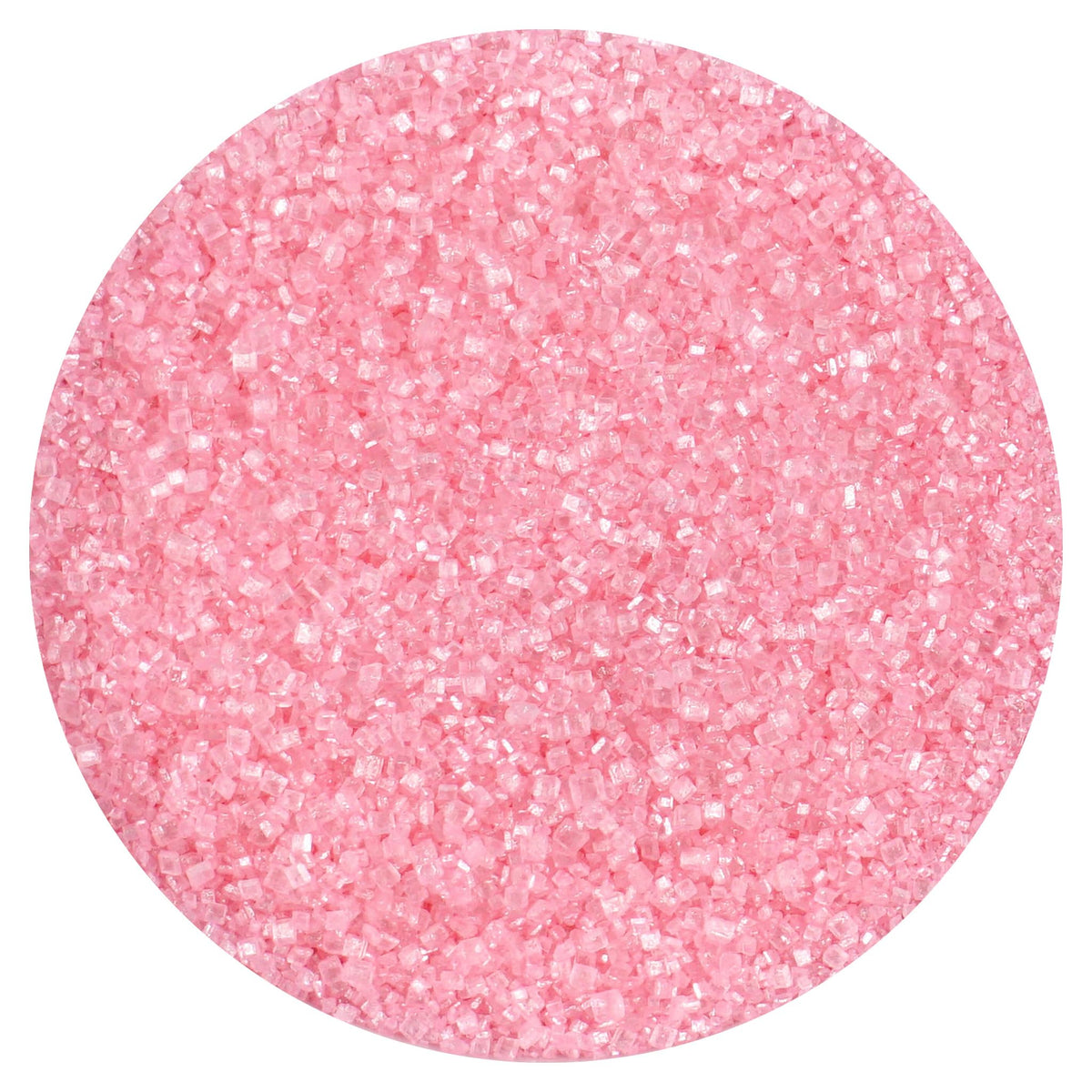 The Hampton Candy pink sanding sugar on cupcakes adds sparkle and color