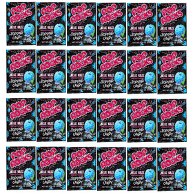 The Hampton Candy Company Pop Rocks Blue Razz 24-pack crackles with fruity flavor for parties.