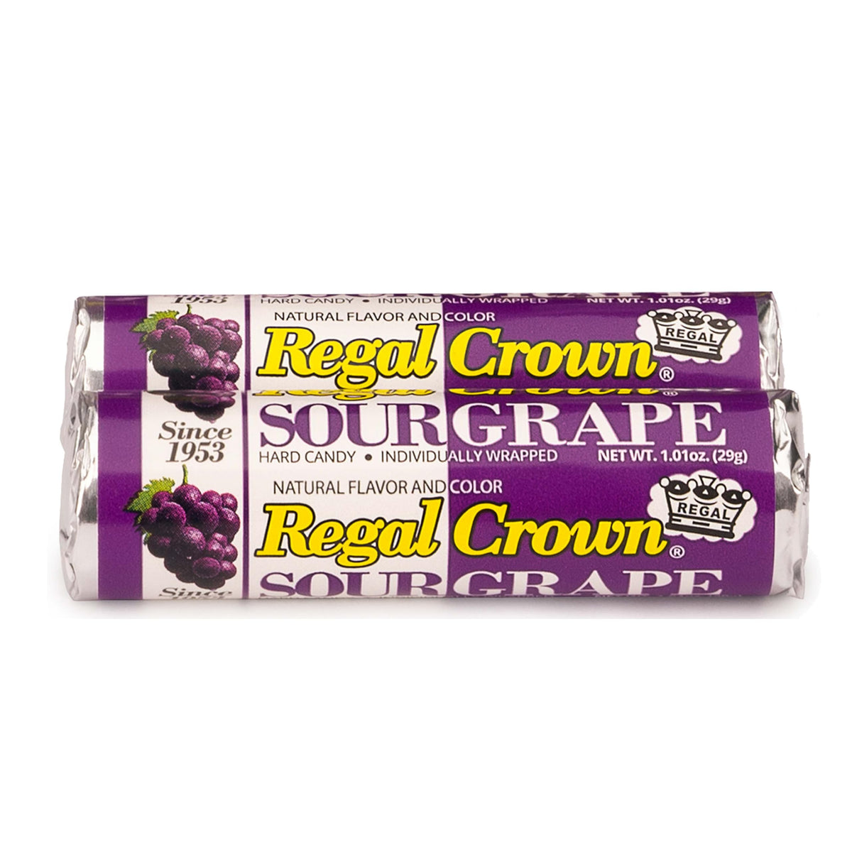 The Hampton Candy Regal Crown Roll sour cherry close-up highlights tangy fruit flavor.