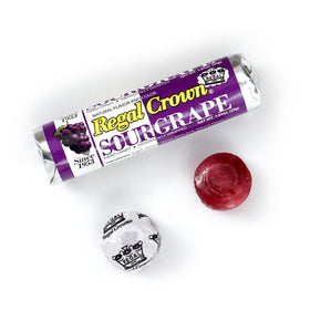 The Hampton Candy Regal Crown Roll sour lemon close-up reveals zesty notes.