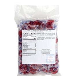 The Hampton Candy sugar-free cinnamon discs individually wrapped for freshness and portability.