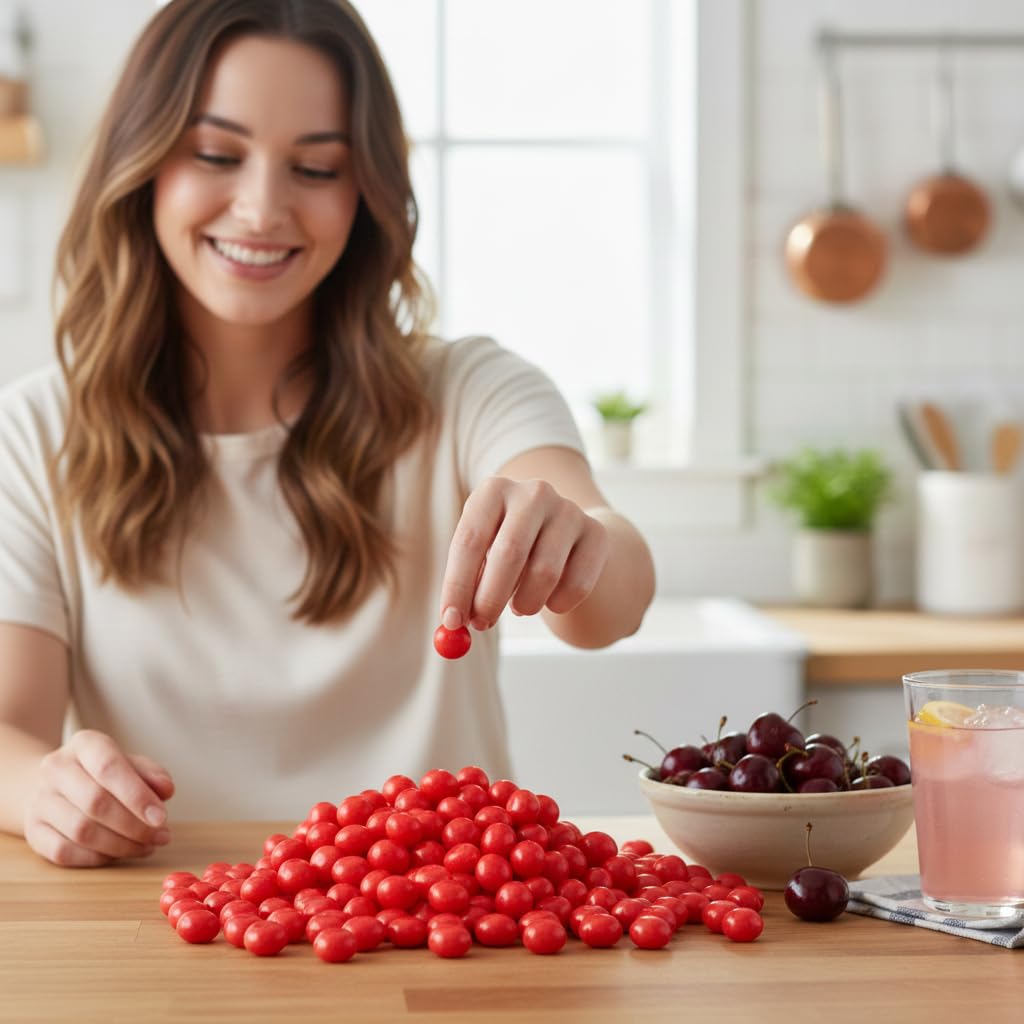 The Hampton Cherry Sours chewy texture invites playful snacking anywhere.