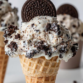 The Hampton crumbs decorate cakes with rich contrast and crunch.