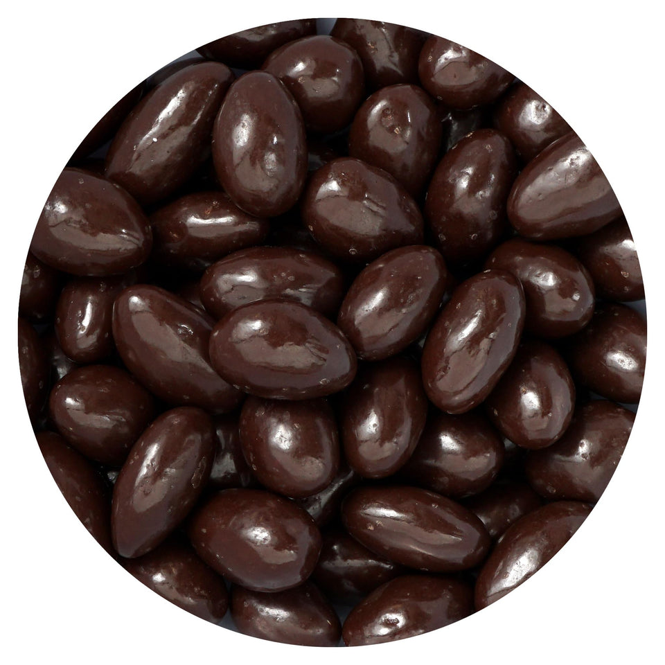 The Hampton dark chocolate almonds bulk bag: a shareable party snack