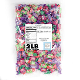 Grape flavored gum piece from The Hampton Dubble for fruity bursts.