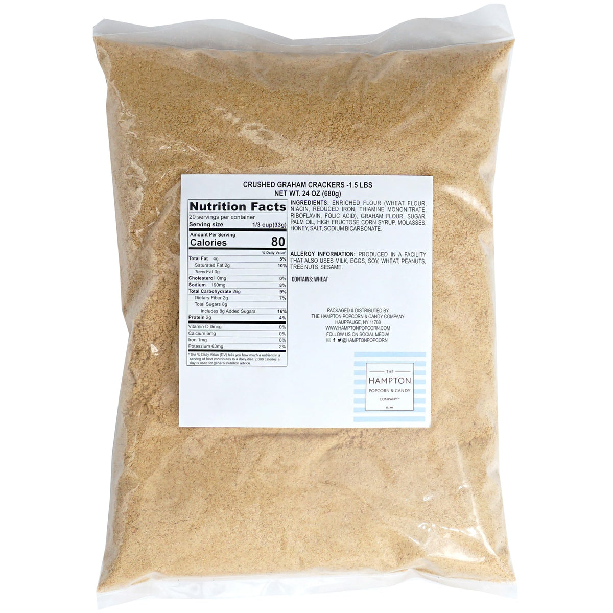 The Hampton Graham Cracker Crumbs ideal for baking cookies and crusts