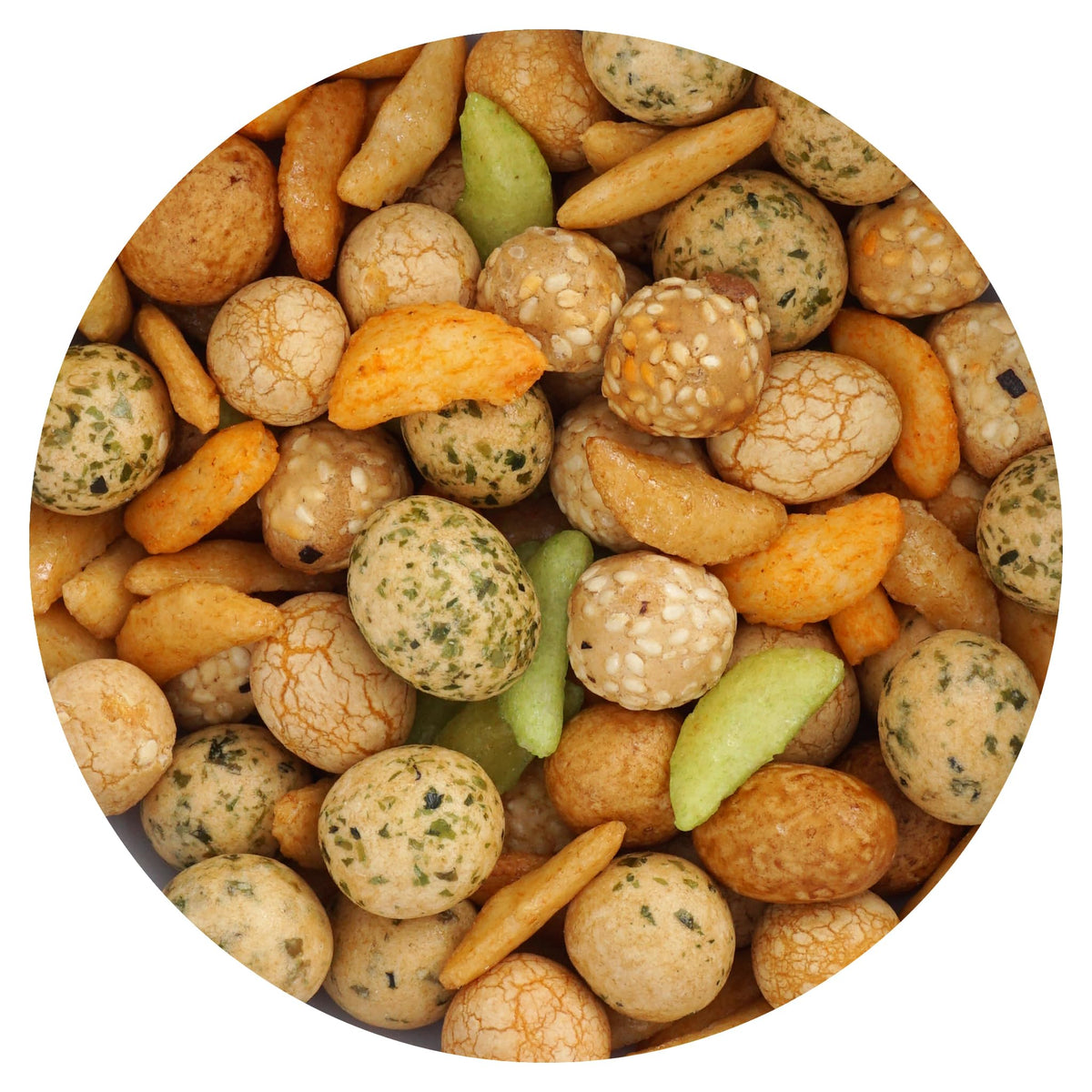The Hampton Candy Company Indian Summer Rice Snack Mix bulk bag, ideal for gatherings.