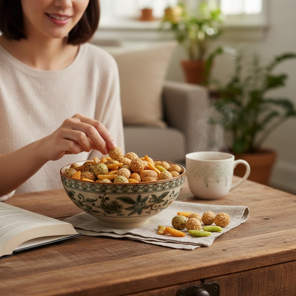 The Hampton Indian Summer Rice Snack Mix enjoyed at a party with friends.