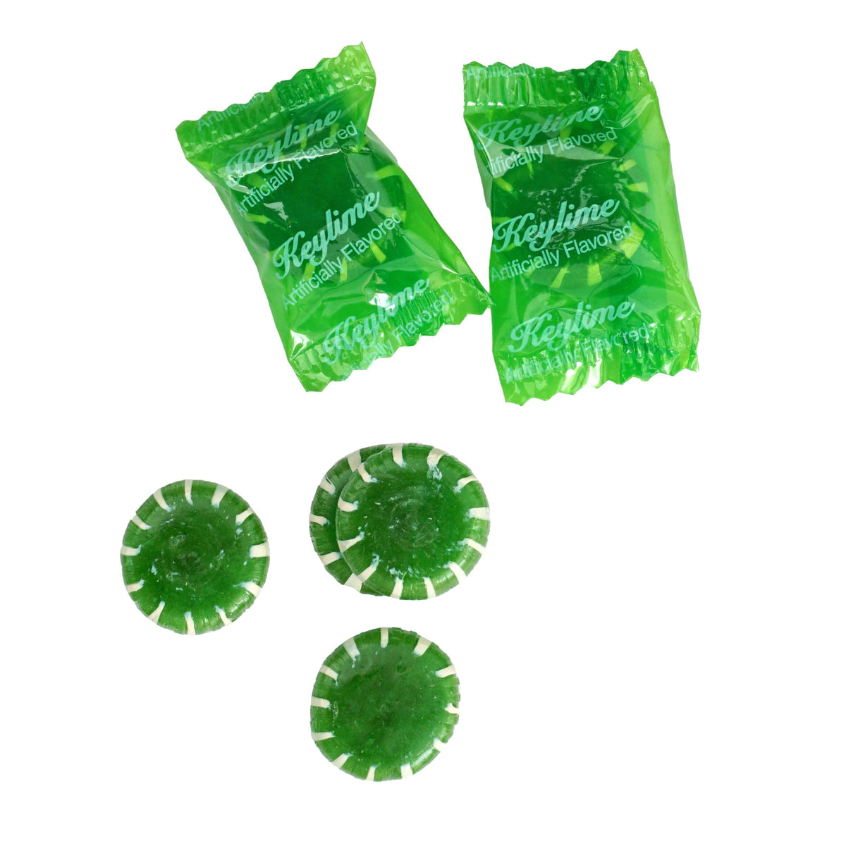 The Hampton Key Lime Discs packaging display ideal for events and gifting