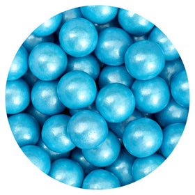 The Hampton Light Blue Shimmer Gumballs closeup showing sparkle and blueberry flavor possibilities