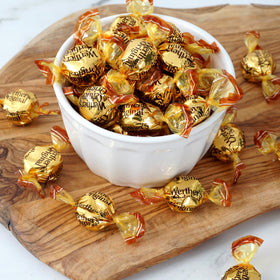 Individually wrapped Werther's Original pieces for convenient gifting and on-the-go snacking.