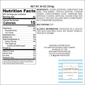 The Hampton Popcorn Company bubble-blowing gumballs inspire playful challenges.