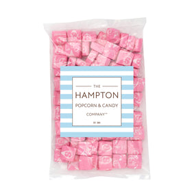The Hampton Starburst All Pink candies close-up showing fruity pink texture.